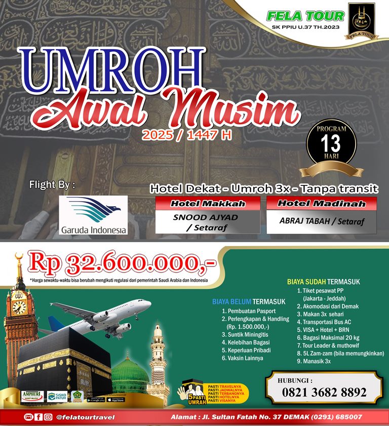 Paket Umroh Awal Musim
