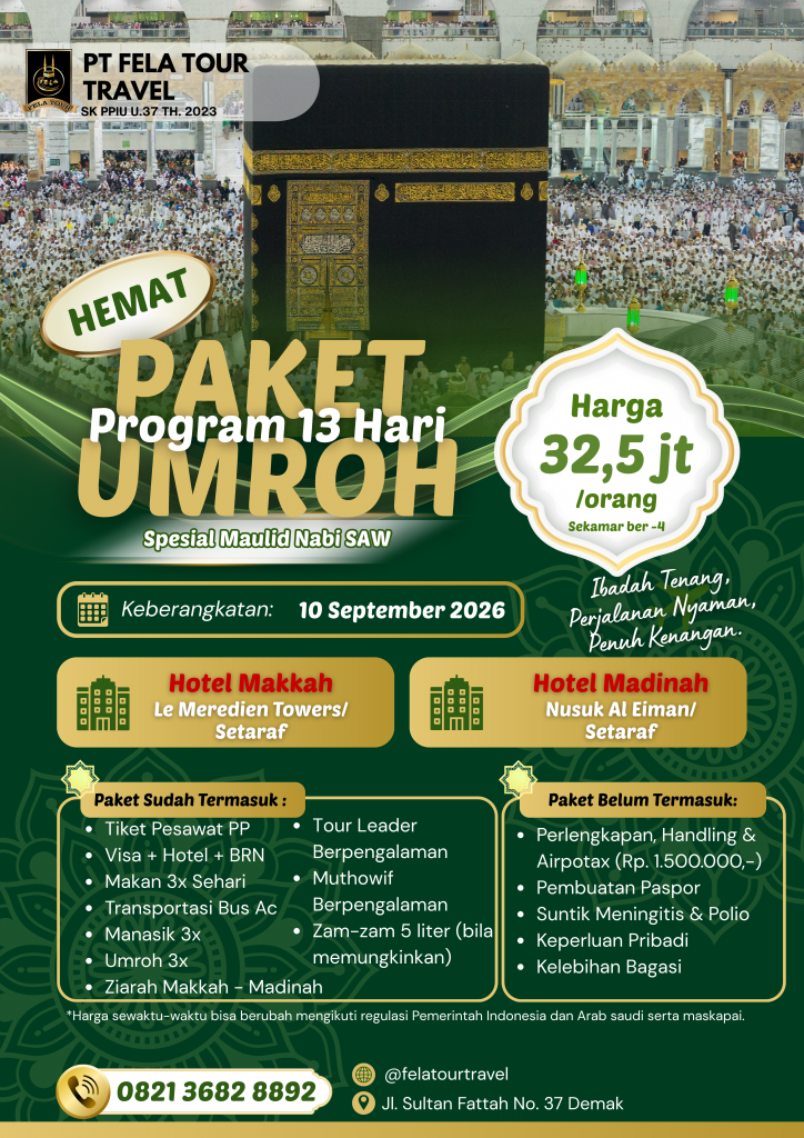 UMROH HEMAT 10 SEP 2026