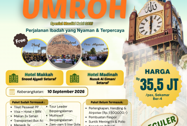 UMROH REGULER 10 SEP 2026