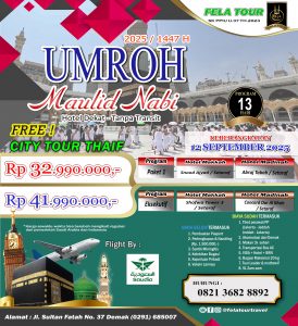 Umroh Maulid Nabi 2025