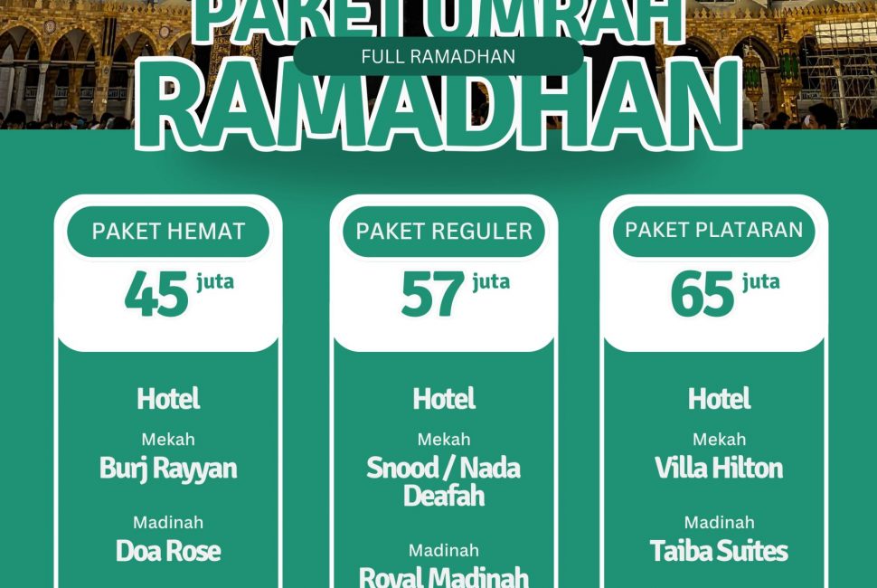 Umrah Ramadhan 2026 Full